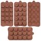 4 Pieces Silicone Chocolate Molds for Fat Bombs Snacks & Truffles, Flower Shape Silicone Molds Caramel Hard Candy Mold (11 Different Flowers)